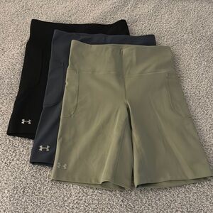 Under Armour Athletic Biker Shorts Performance Fabric